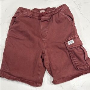 Zara rust Relaxed Fit Shorts Soft Cotton